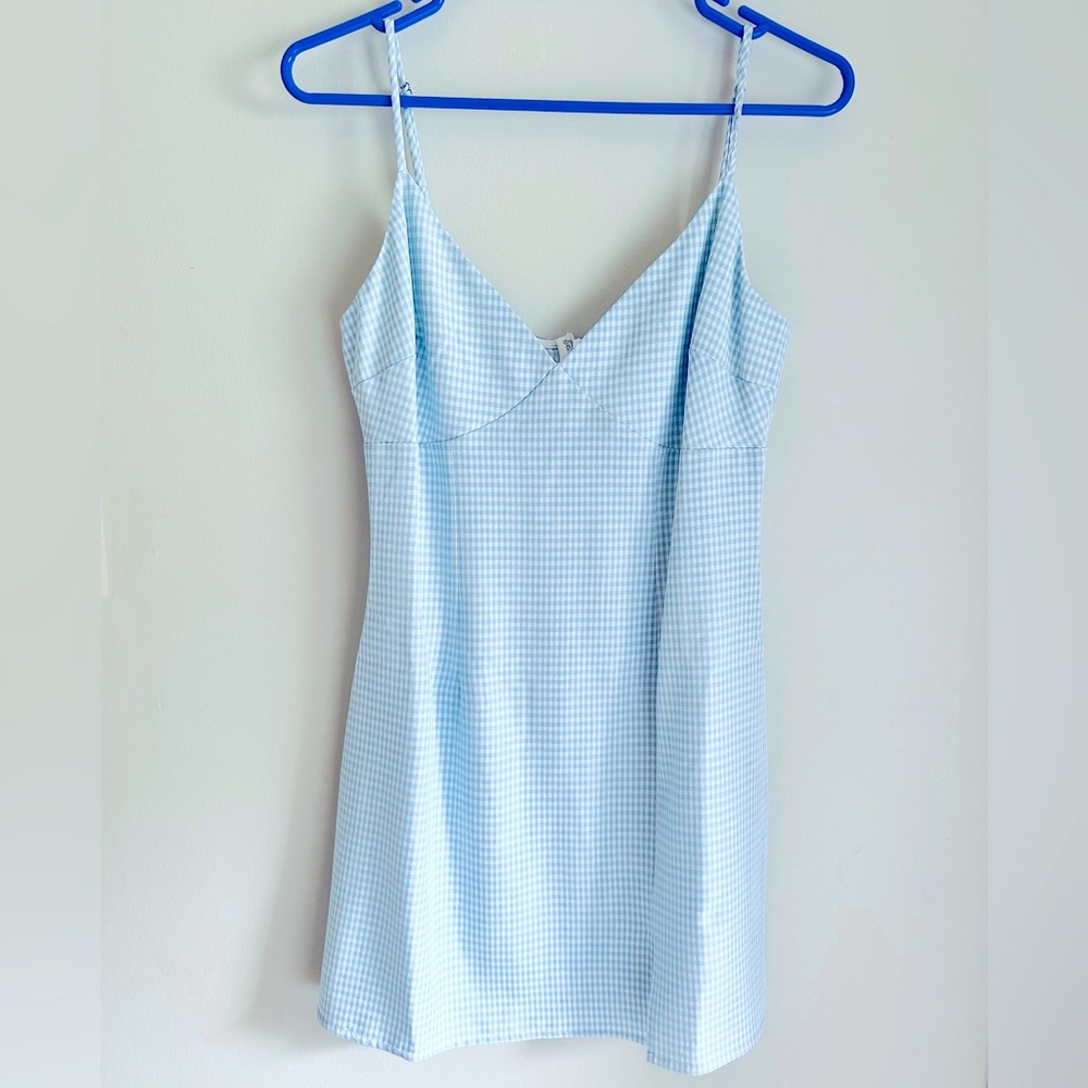 Abbeline checkered mini dress, new with tags!